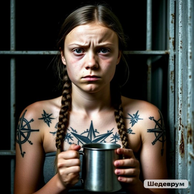 Грета Тунберг в тюрьме