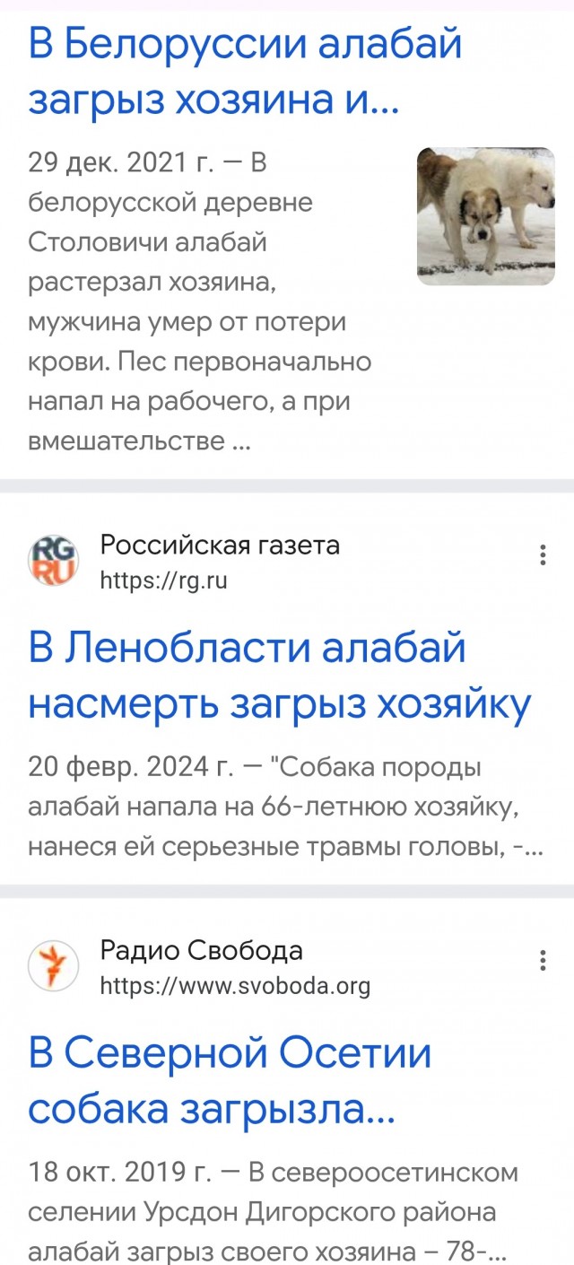 Завели алабая для охраны скота