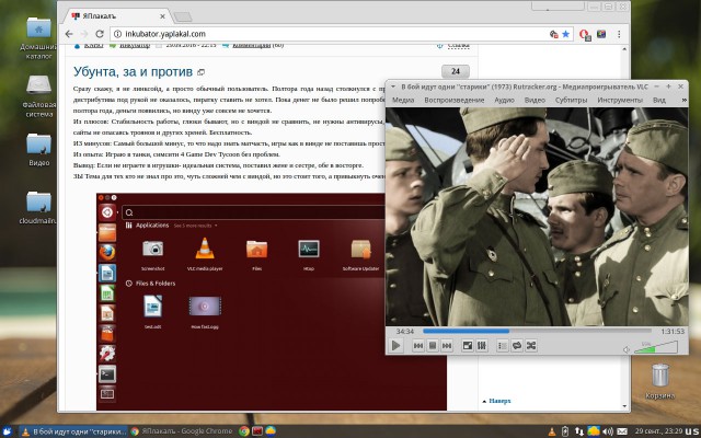 Убунта, за и против