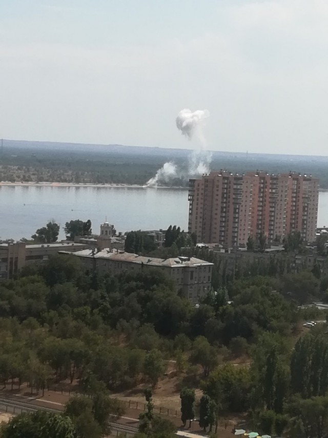 Волгоград. Взрыв на острове Голодный