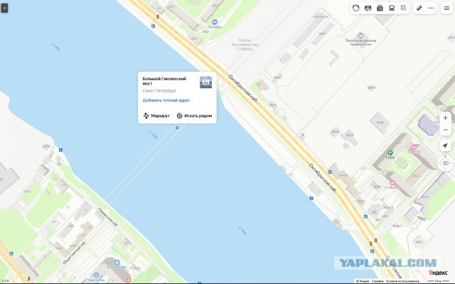 24 декабря в Петербурге начнётся строительство Большого Смоленского моста через Неву