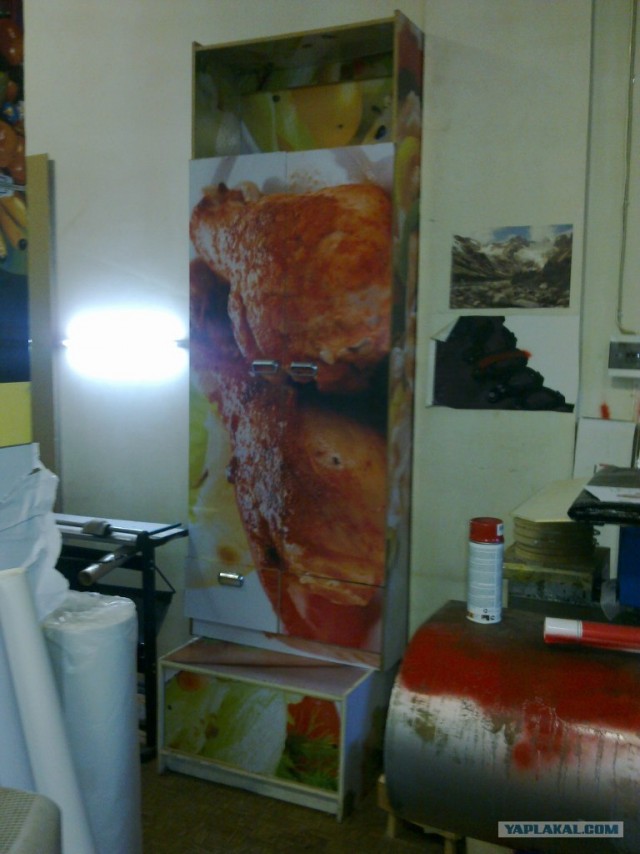 Оклейка холодильника