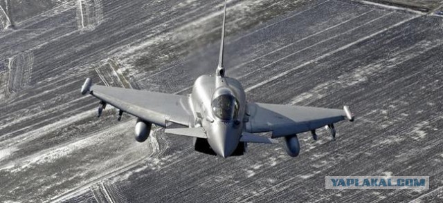 Истребитель НАТО развалился перед взлетом