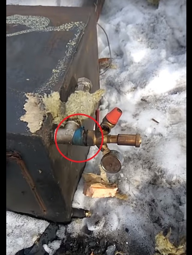 Взрыв твердотопливного котла