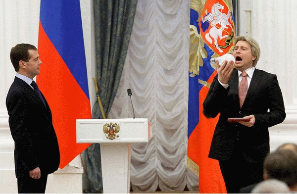 Фотожаба: "Золотая чаша" для Медведева