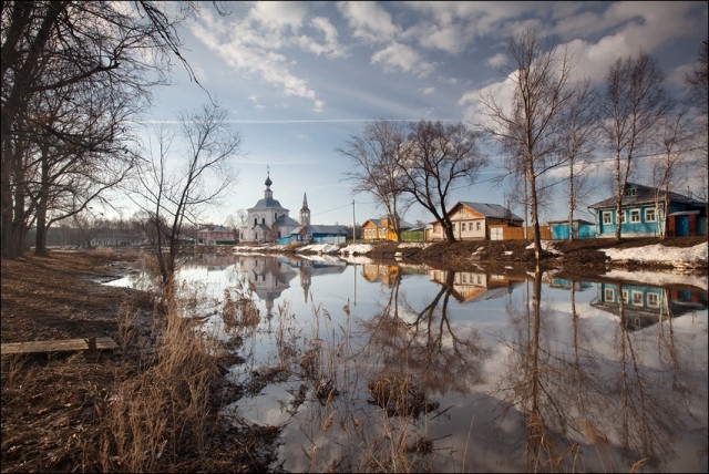 Весной в русской глубинке