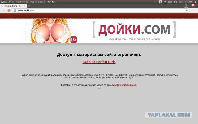 Роскомнадзор предложил альтернативу Порнхабу