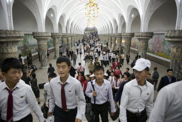 Кадры жизни в Северной Корее