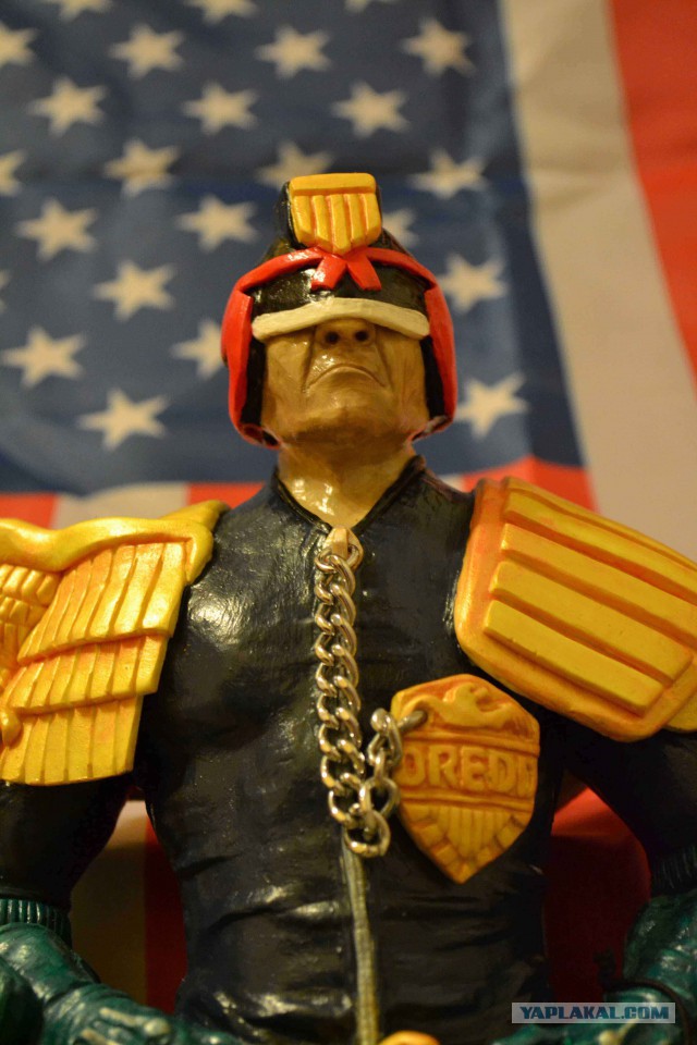 Создание фигурки "JUDGE DREDD"