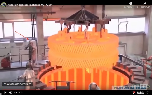 Процесс автоматизированной ковки металла