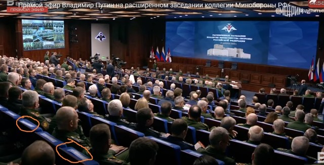 Расширенное заседание коллегии Минобороны с Путиным