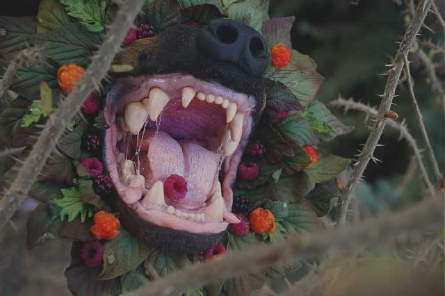 Лепила как-то гиену из полимерной глины