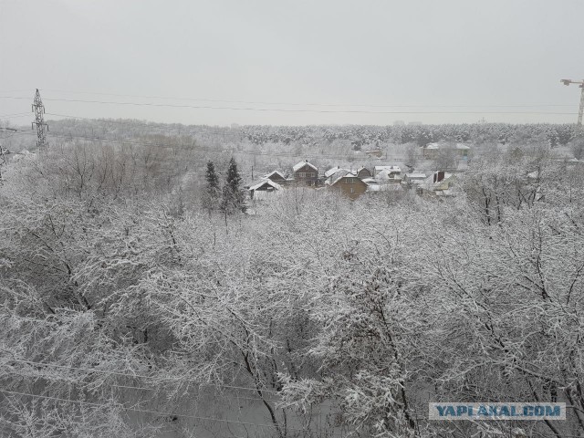 ⚡️Неимоверно Мощнейший снегопад в Москве
