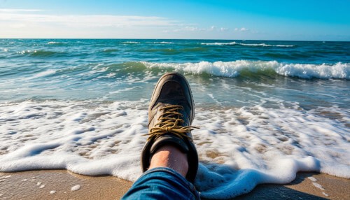 Придя на пляж, люди обнаружили человеческую ногу