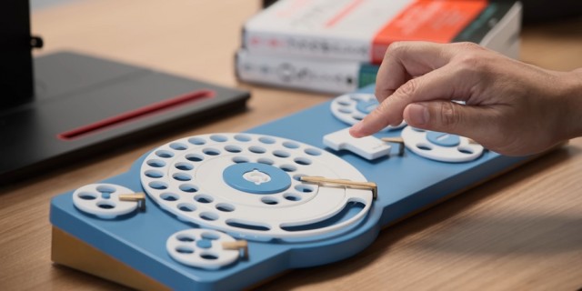 Дисковая клавиатура. Чего только не придумают.