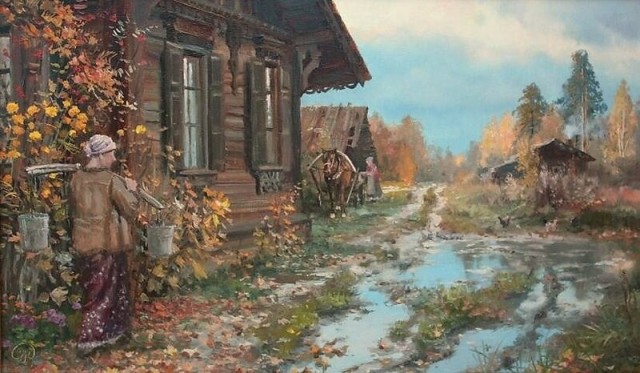 Осень в картинах Владимира Жданова