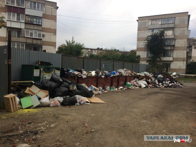 Челябинск завален мусором