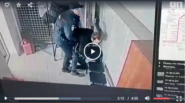 Серьезный инцидент произошел в 3-м отделе полиции УВД на Московском метрополитене