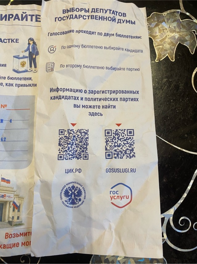 Предвыборная агитация.