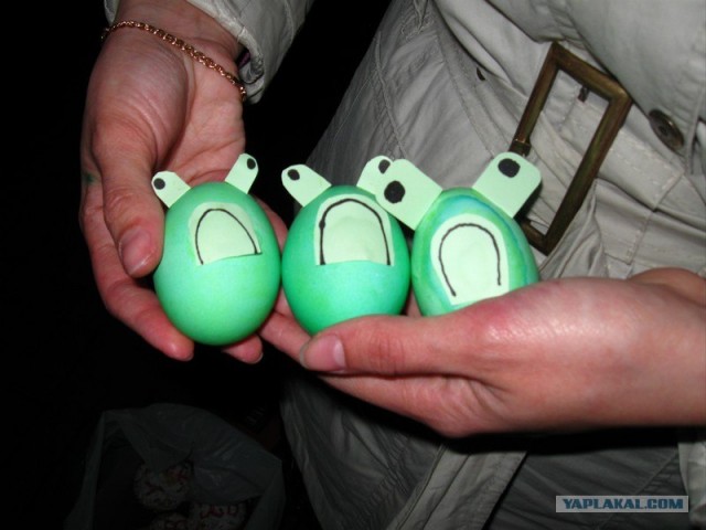 Пасха 2011. Крашенные яйца