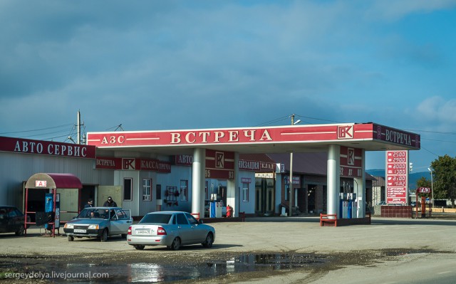 Заправки Дагестана и Чечни