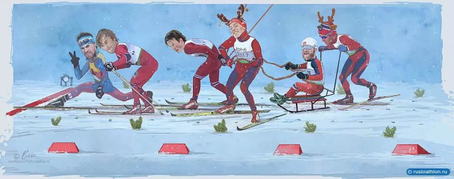Биатлон.Сезон 2016/2017. Часть 10. Чемпионат Мира 2017 г. Хохфильцен