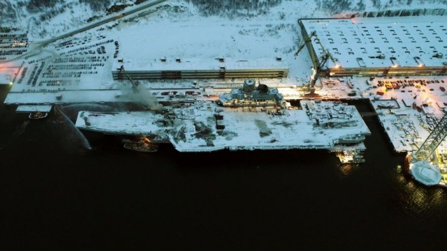 Стоимость ремонта крейсера «Адмирал Кузнецов» превысит 100 млрд рублей