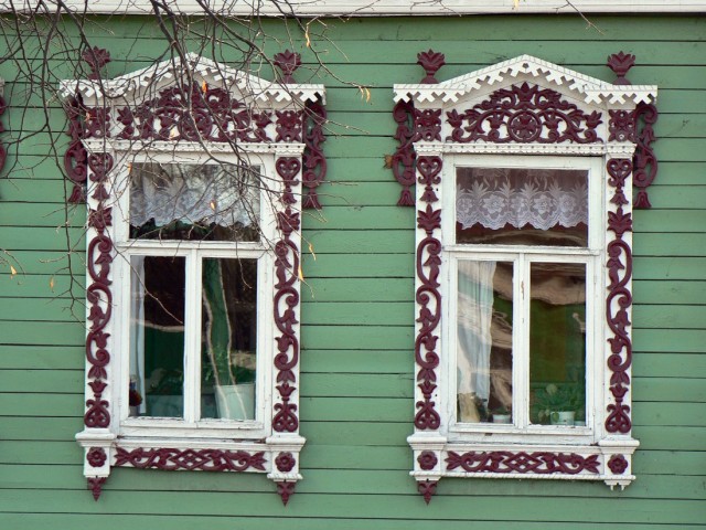 г.Семёнов. Наличники на окна (82 фото)