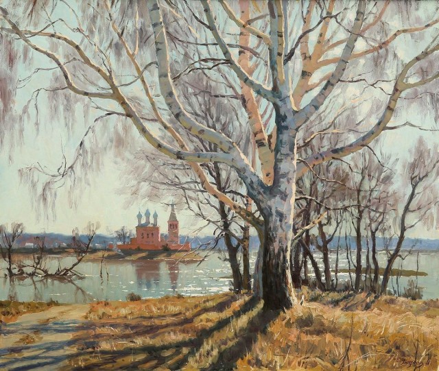 Приход весны в деревню