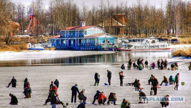 Рыбалка. Апрельский окунь.