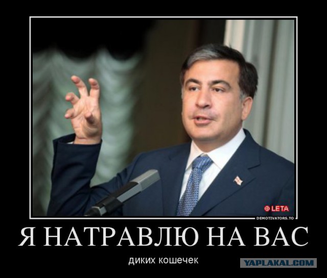 Саакашвили на пляже