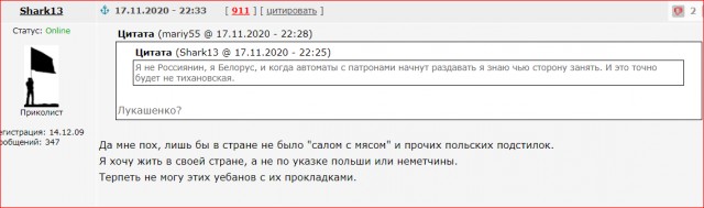 Мысли о происходящем в Беларуси, от Белоруса