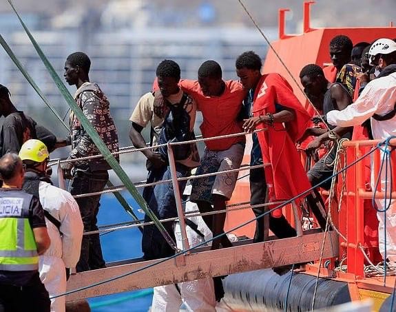 Умные мигранты попались на корабле.