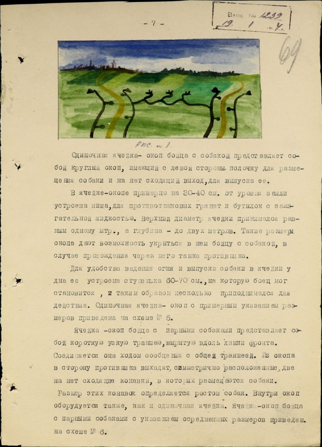 Собаки-истребители танков на Курской дуге