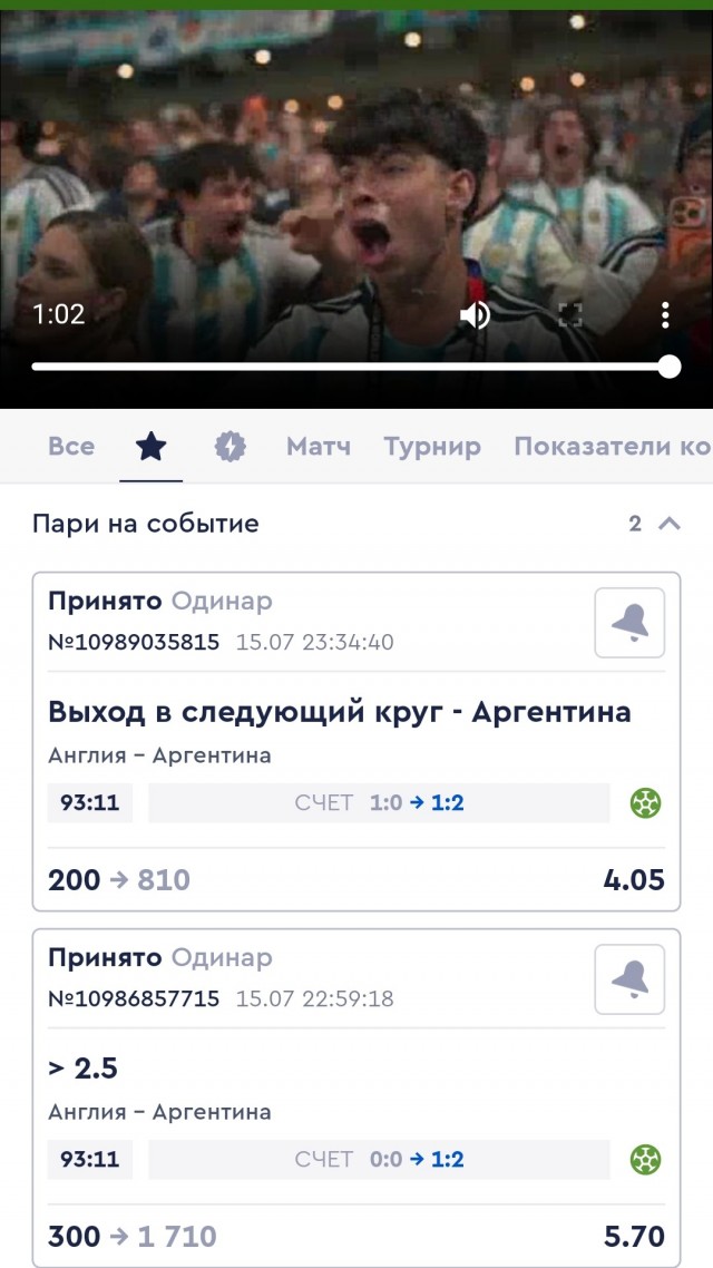 Аргентина в финале!