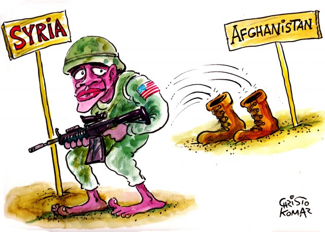 Карикатура Западная