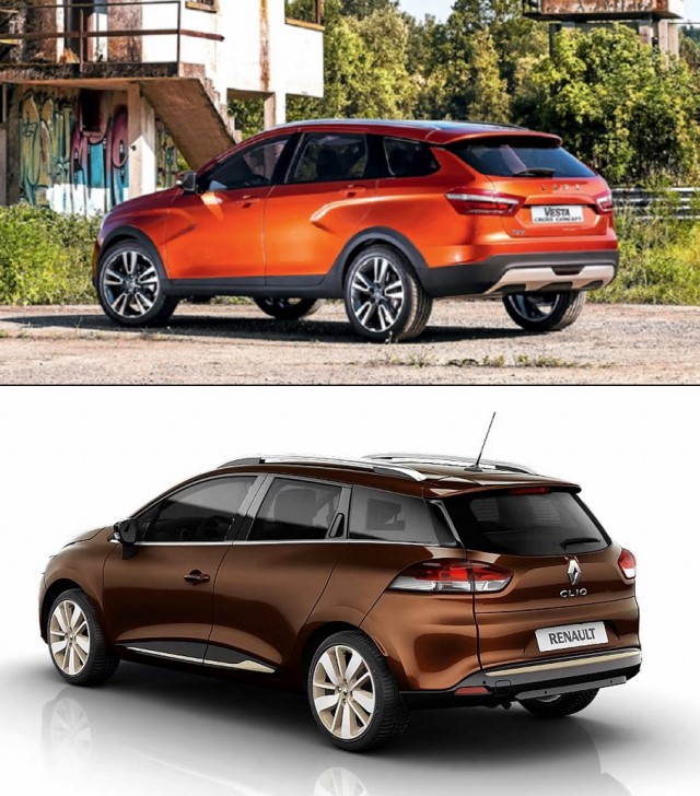 Lada Vesta Cross SW - новые фотки (почти без камуфляжа)