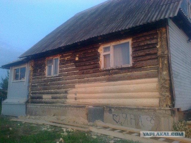 Утепление альтернативное, шлифовка и покраска б.у домов.