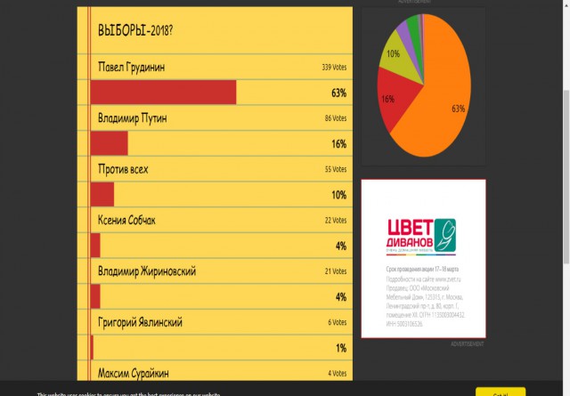 Видеотрансляция выборов 2018