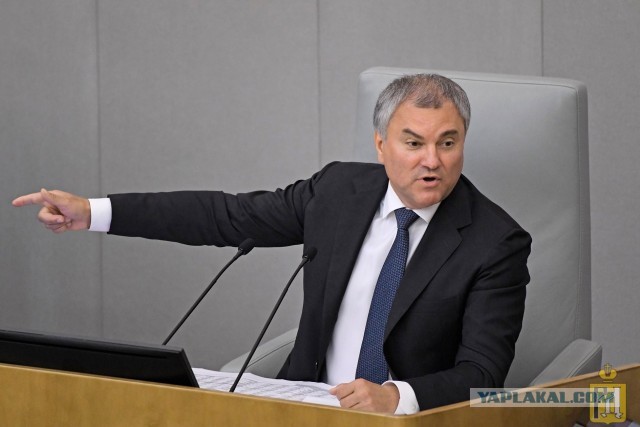 Володин предложил уволиться деятелям культуры, не одобряющим спецоперацию на Украине