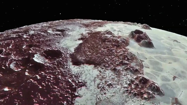 В голубых небесах Плутона