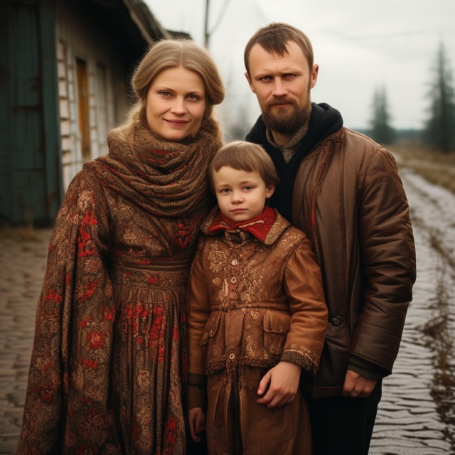 Нейросеть сгенерировала идеальную польскую семью
