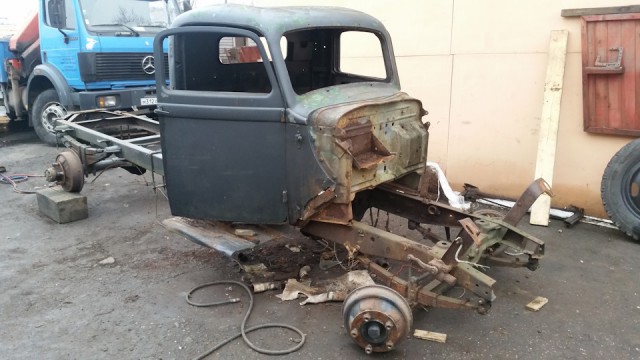 Вермахт на дровах: востановление газогенераторного Ford G398TS