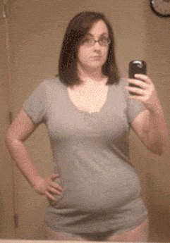 Похудела за год