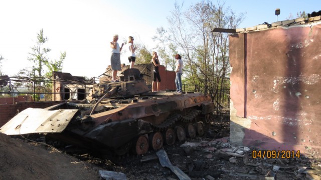 Бои за новосветловку, фоторепортаж