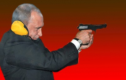 Фотожаба: Путин и пистолет