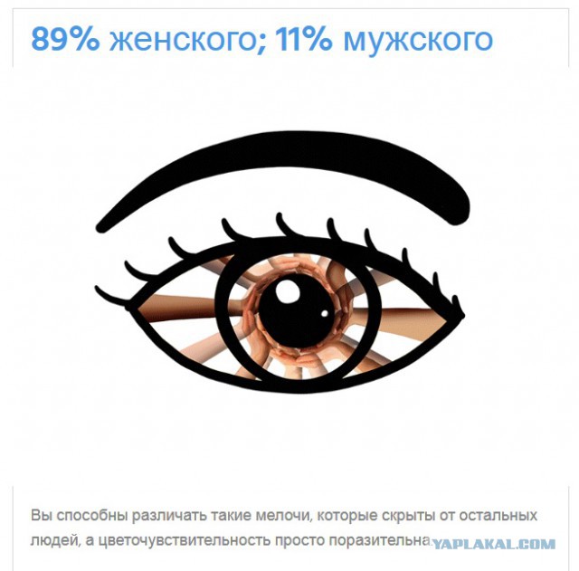 Тест: Вы воспринимаете этот мир глазами мужчины или женщины?