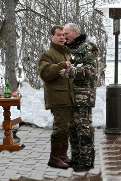 Медведев и Лукашенко
