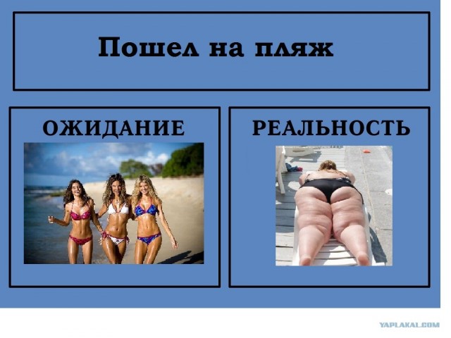 Фотожаба: Ожидание / Реальность