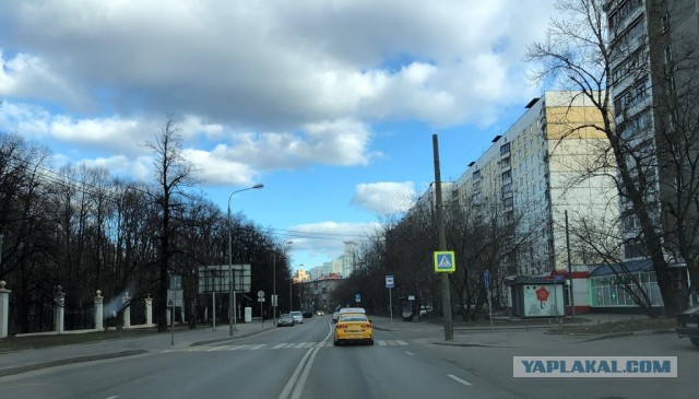 Москва. Почти пустые дороги. 23.03.20